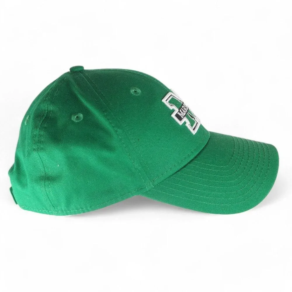 New Era Marshall Thundering Herd Strap Back Hat Kelly Green / White‎ OS